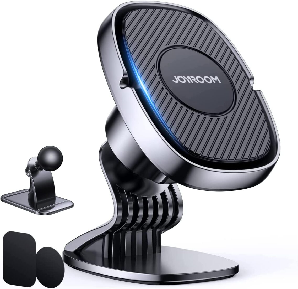 JOYROOM JR-ZS202 Magnetic Car Phone Holder [6 Stronger N52 Ultra Magnets] Dashboard Magnetic Phone Mount for Car, Car Phone Mount Compatible with iPhone 14 13 12 11 Pro X XR, Samsung Galaxy etc