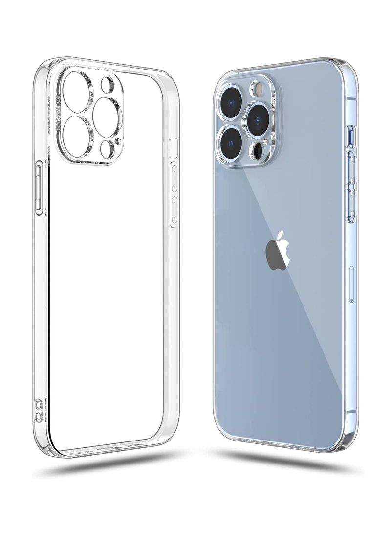 AMTCO Compatible with iPhone 13 Pro 61 inch Clear Cases Shockproof with TPU Silicone Bumpers AntiScratch Cover Transparent HD Clear  Anti Yellowing