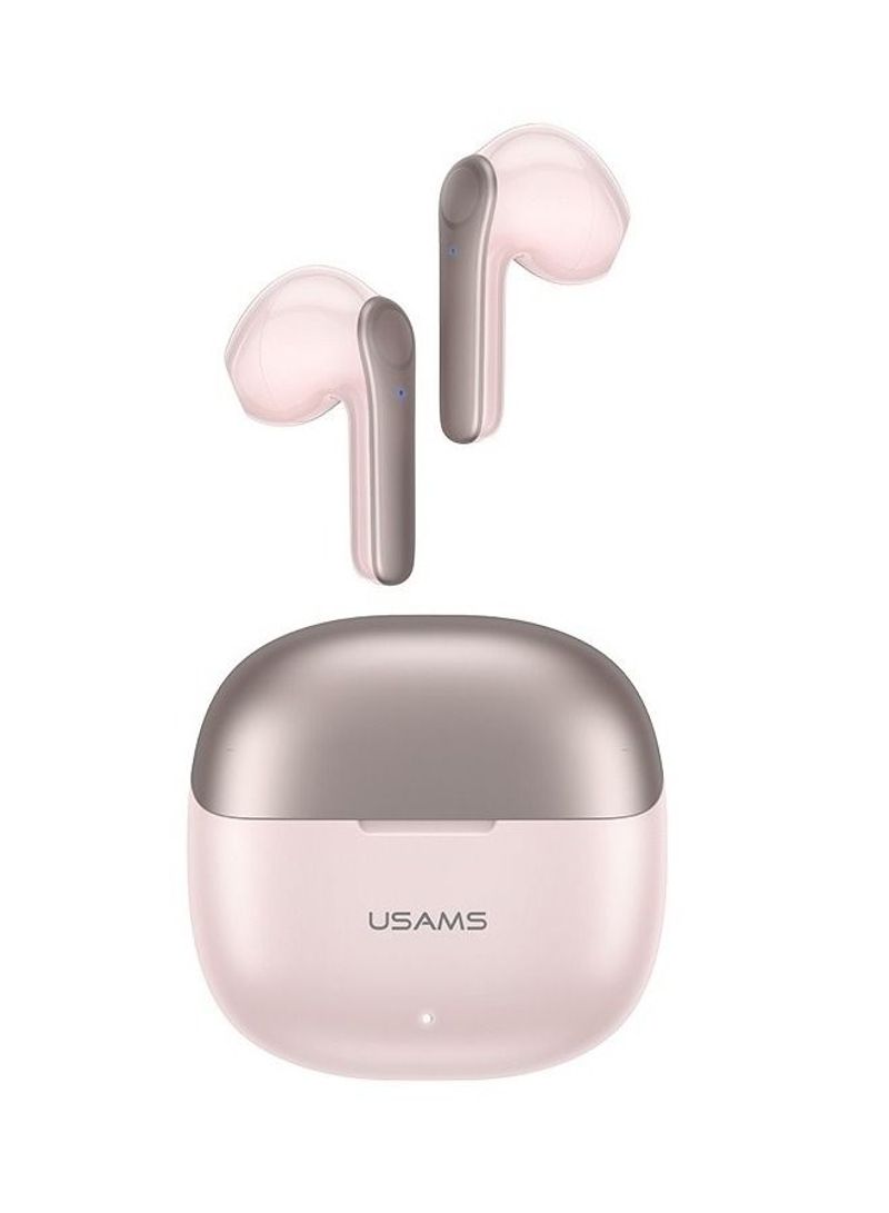 USAMS XH09 TWS Binaural SemiinEar Wireless Bluetooth Earphone Pink