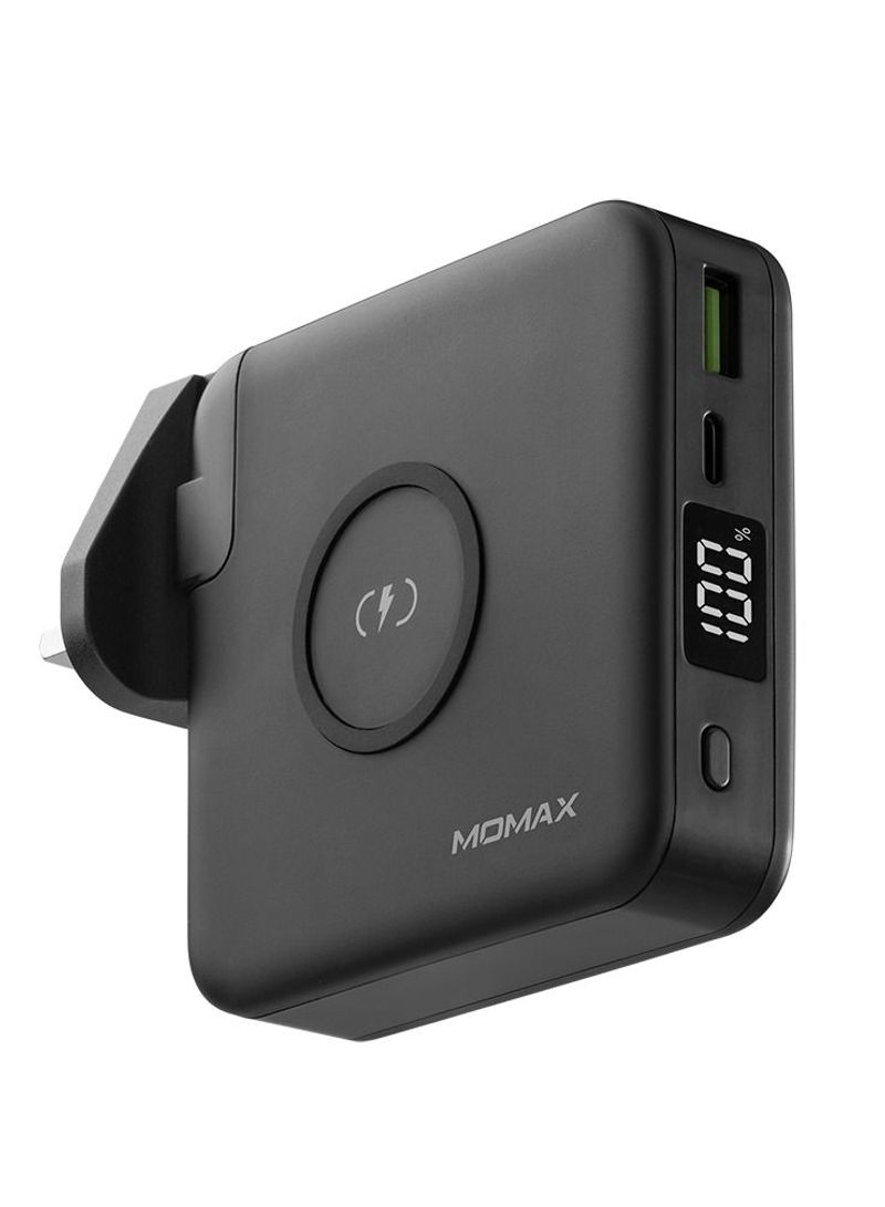 10000 mAh 3 in 1 Wireless Wall Charger Adapter 20W and Power Bank 10W and 2Ports ( PD  USB QC30 )