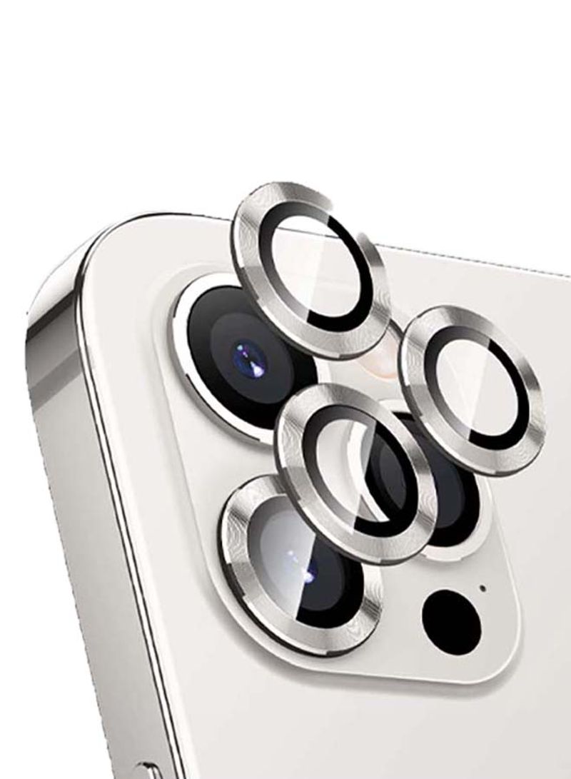 AntiGlare Camera Glass Protector For Apple iPhone 13 ProPro Max Silver