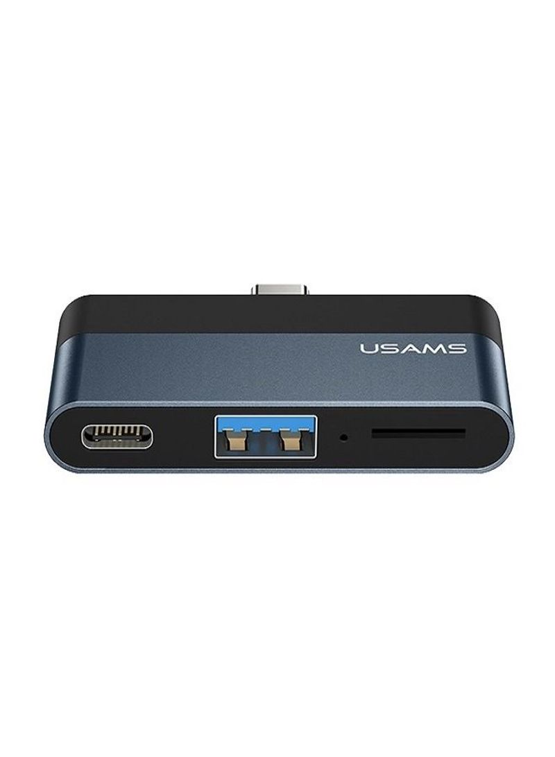 TypeC Mini Adapter Multiport Docking Station USB HUB To TypeC USBMicroSD