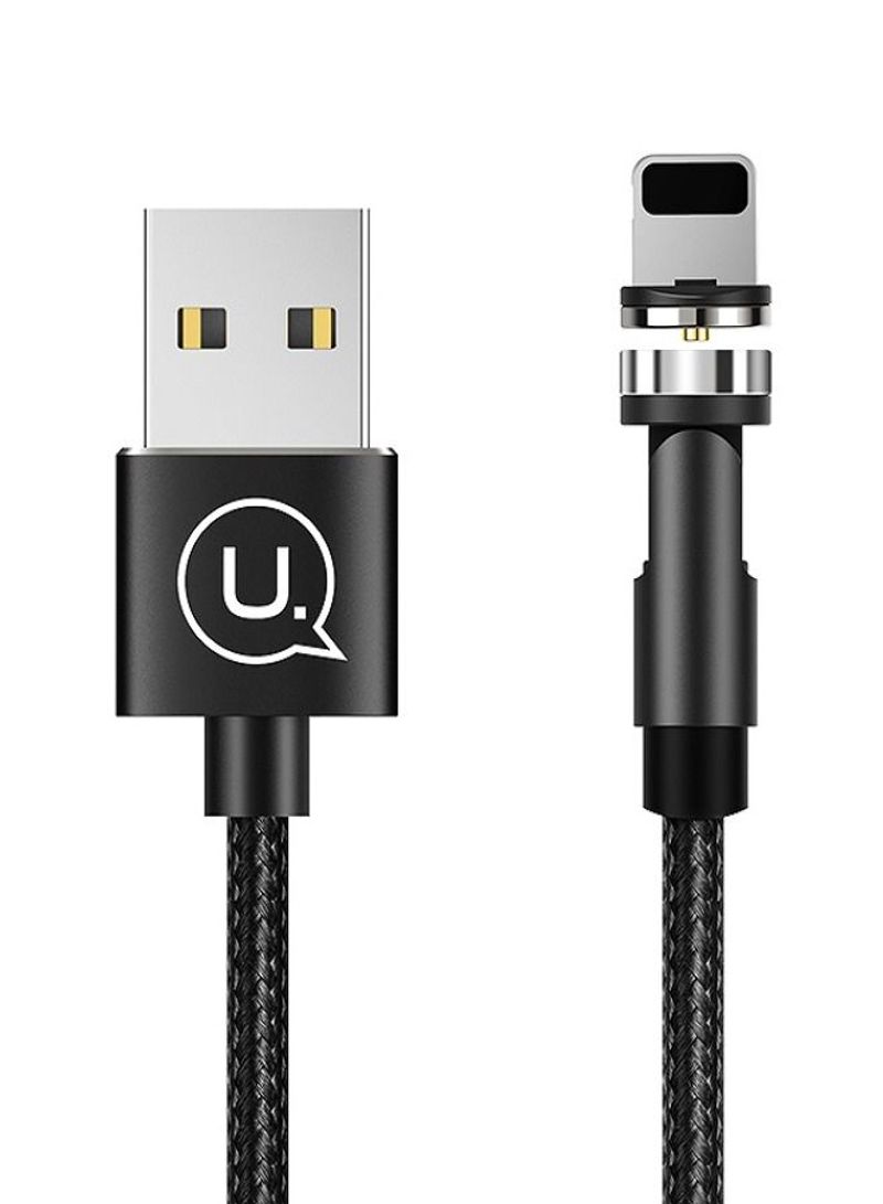 Rotatable Magnetic 21A Apple Lightning USB Charging Cable 1m