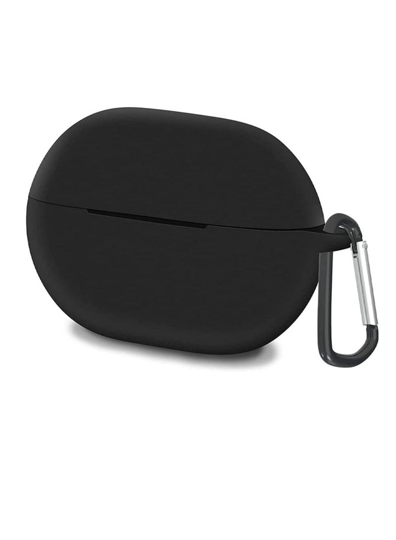 AMTCO for Huawei FreeBuds Pro Case Cover Silicone with Keychain 360 protective Case Black